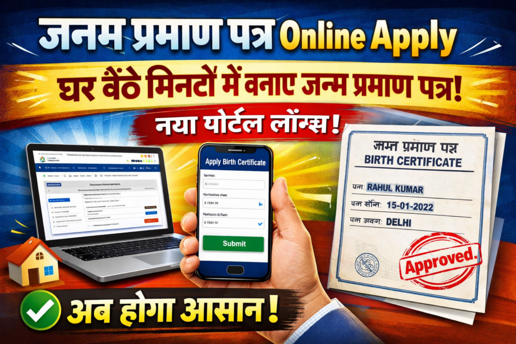 Janam Praman Patra Online Apply
