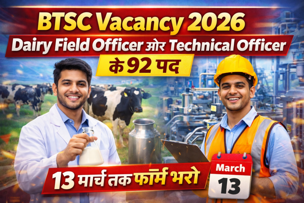 BTSC Vacancy 2026