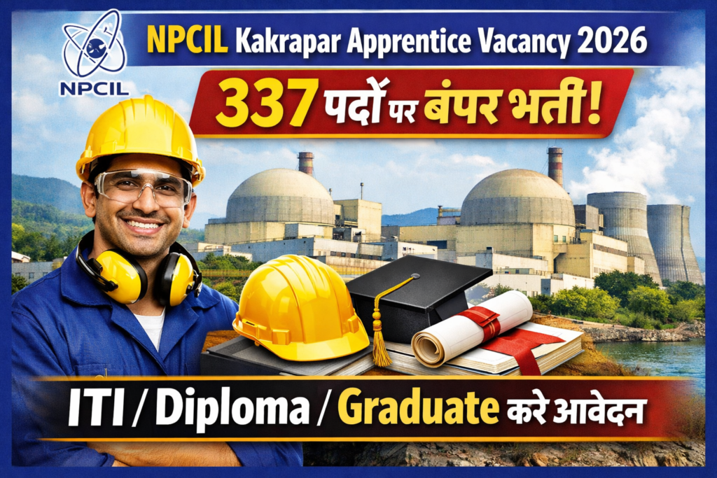NPCIL Kakrapar Apprentice Vacancy 2026
